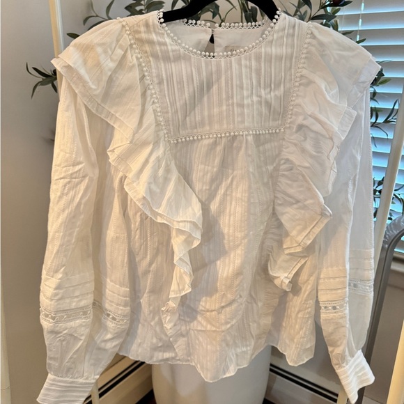 NWT Ted Baker SILAIS Double Frill Blouse - Picture 4 of 16